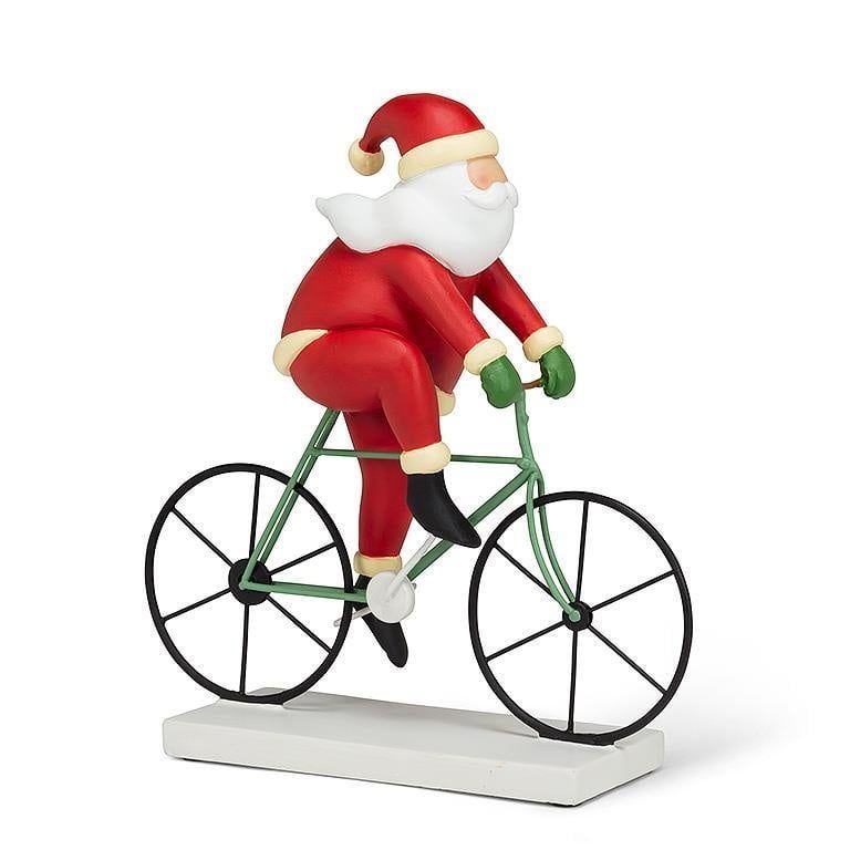 Modern Santa on A Bike