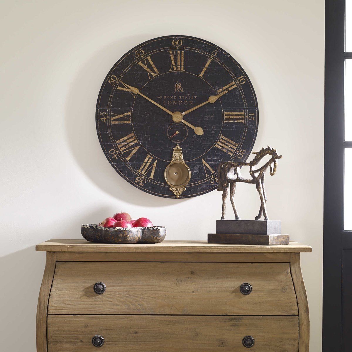 Bond Street Wall Clock - 18&quot;