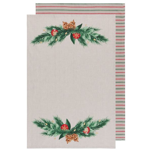 Deck the Halls Tea Towel S/2