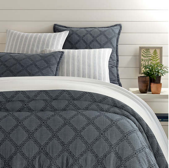 Carmel Slate Coverlet - Queen