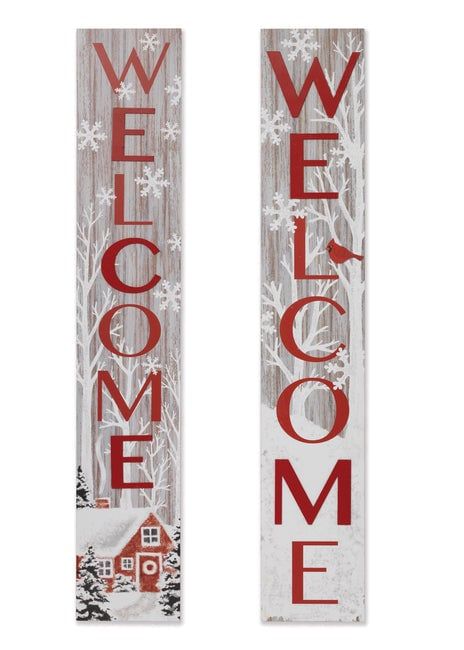 Holiday &quot;Welcome&quot; Sign