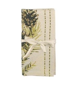 Shimmer Pinecone - Napkin S/4