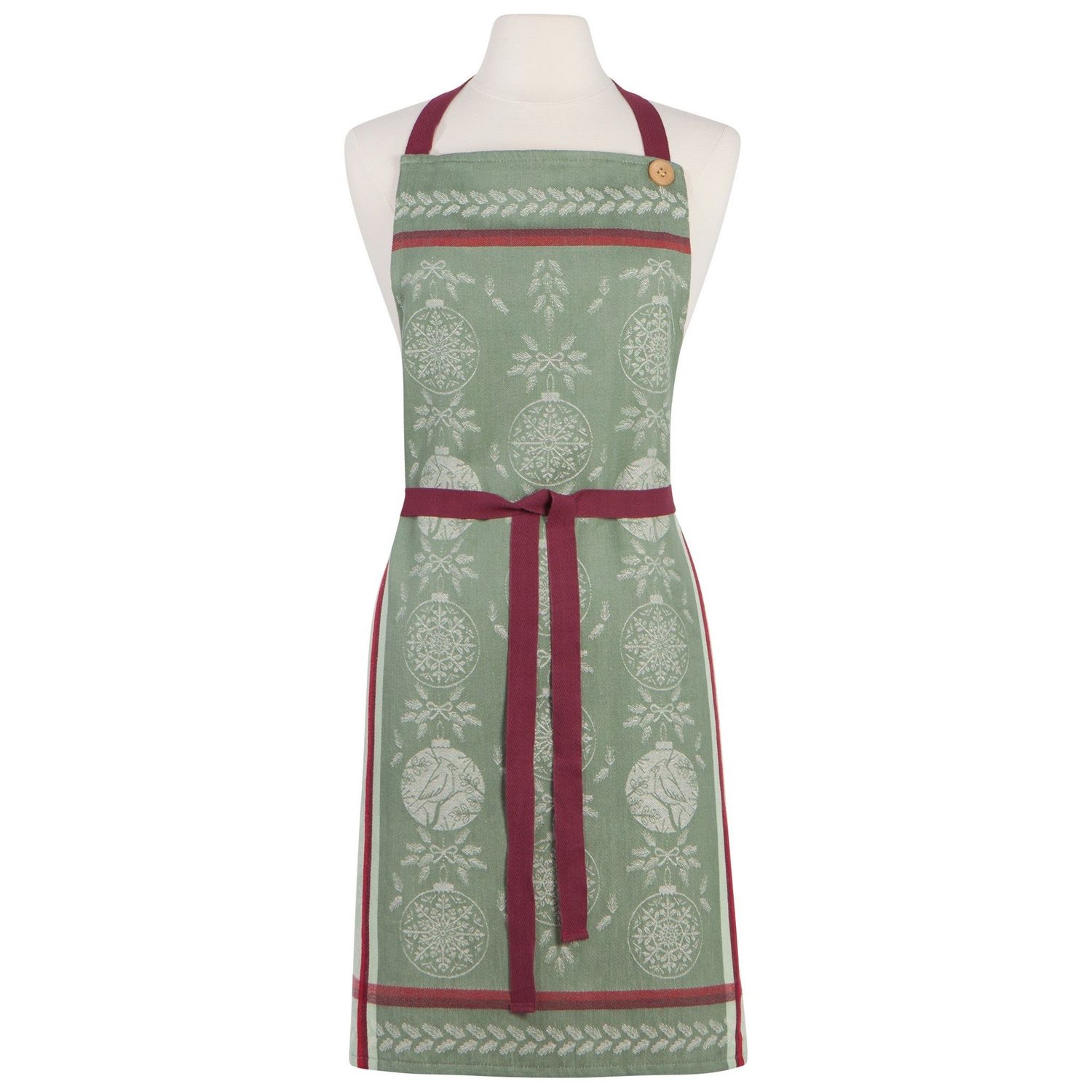 Good Tidings Jaquard Apron