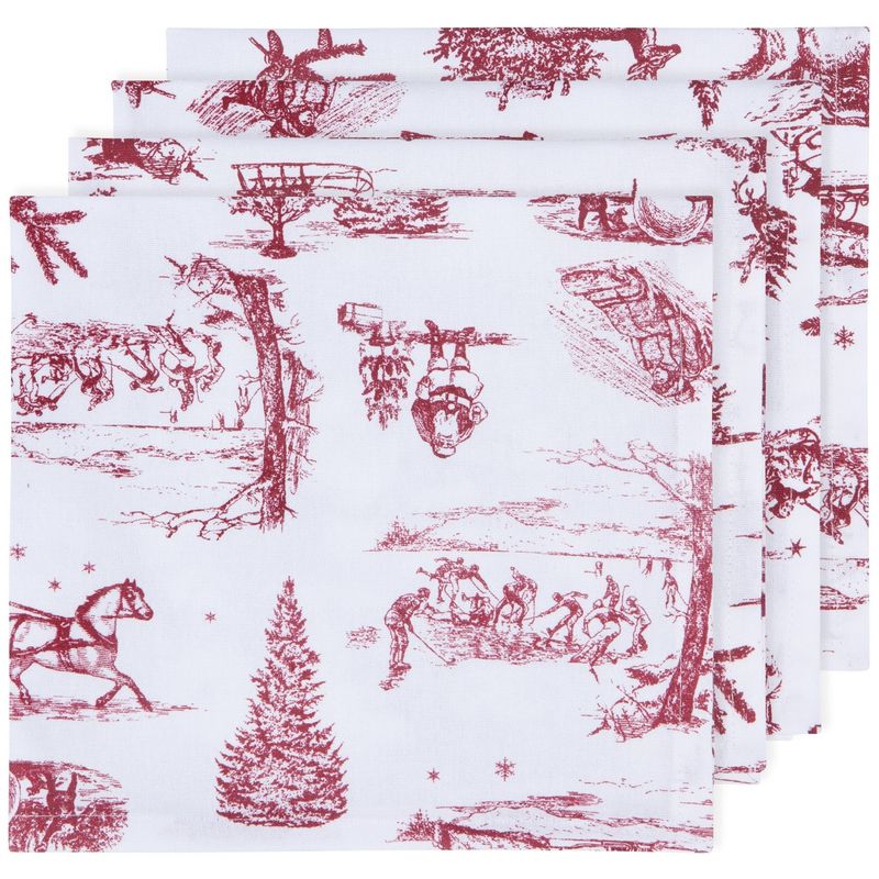 Winter Toile Napkin S/4