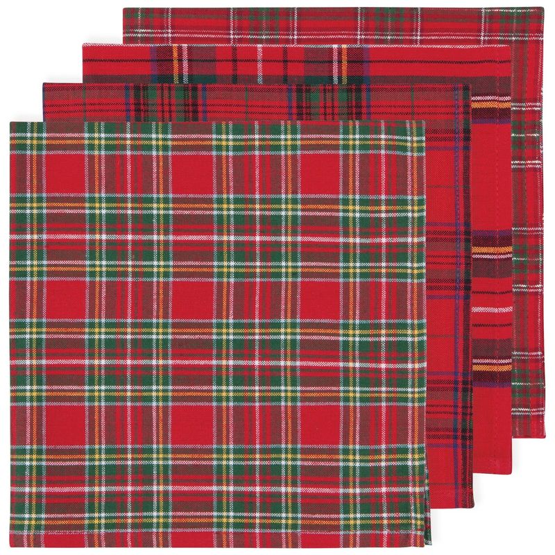 Christmas Plaid Napkin S/4