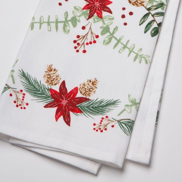 Poinsettia - Tea Towel
