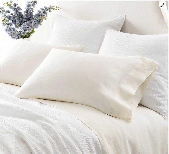 Lush Linen Ivory Sheet Set - Queen