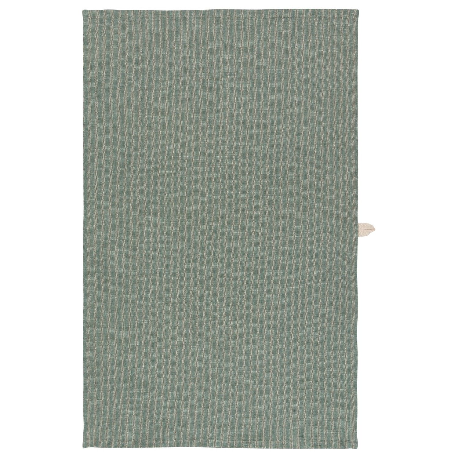 Linen Stripe Dishtowel - Jade