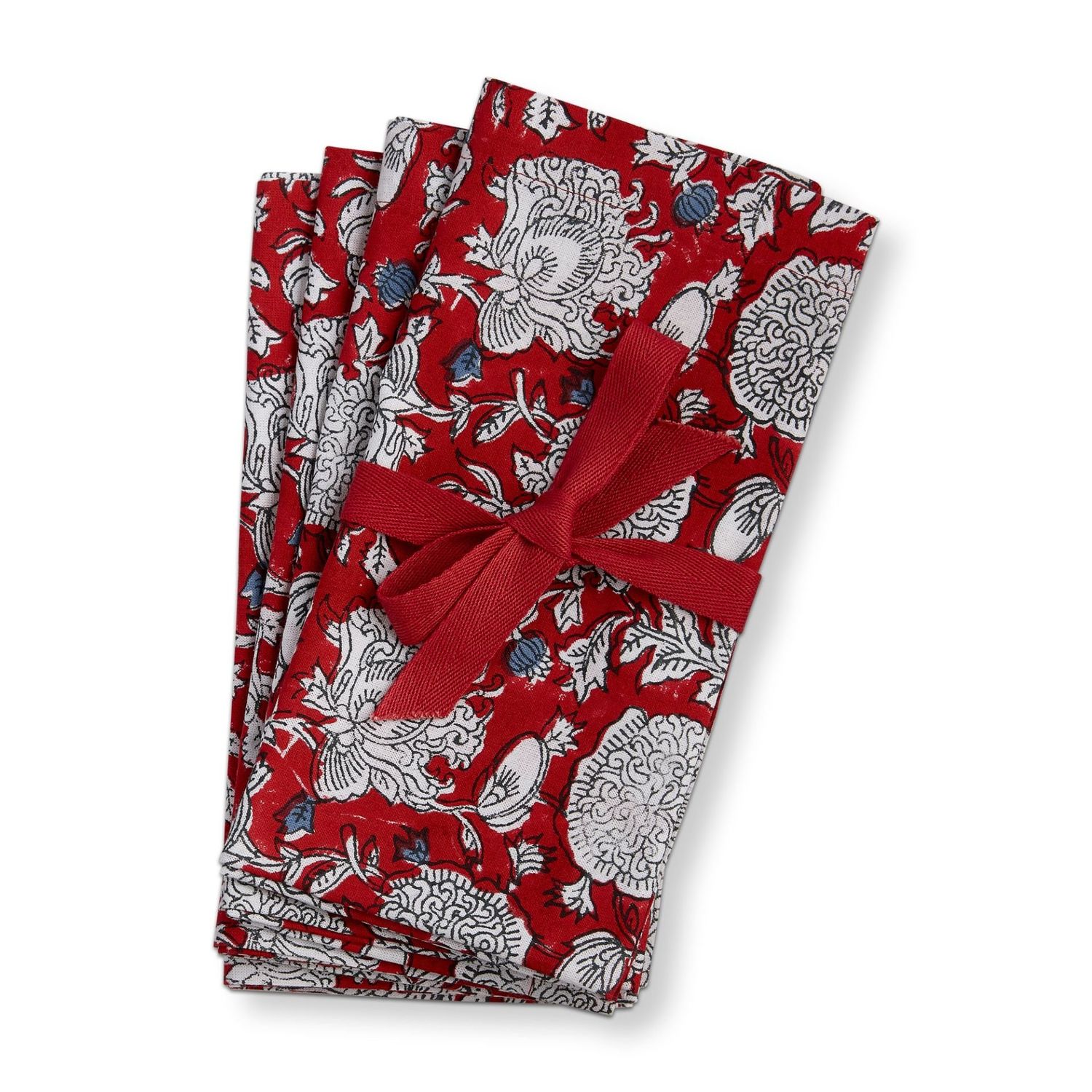 Janis Block Print Napkin S/4 - Multi