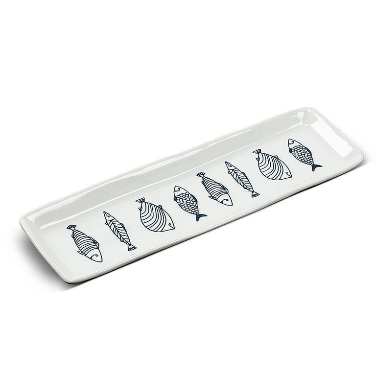 Long Slim Fish Plate -12.5&quot;