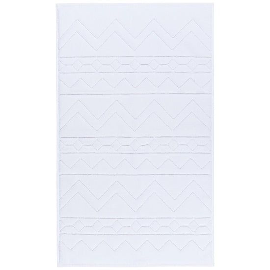 Bathmat Jacquard White