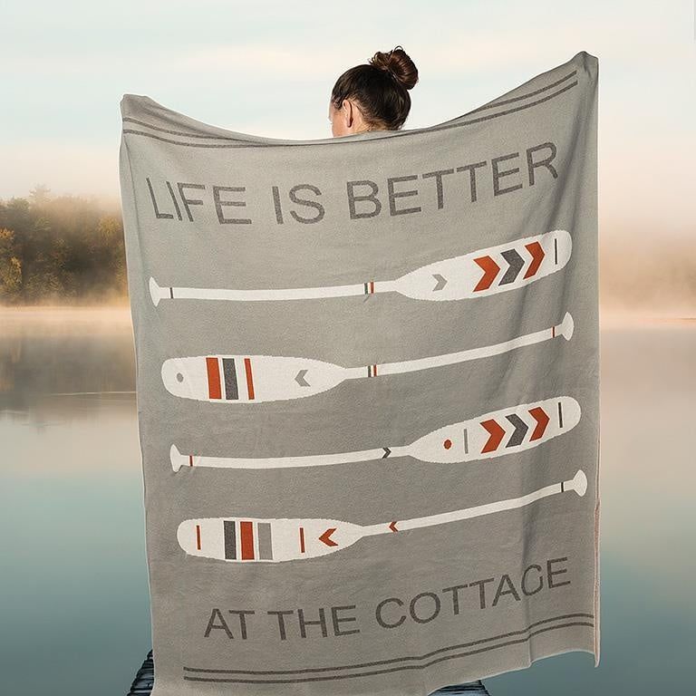 Cottage Paddle Throw - 50&quot; X 60&quot;