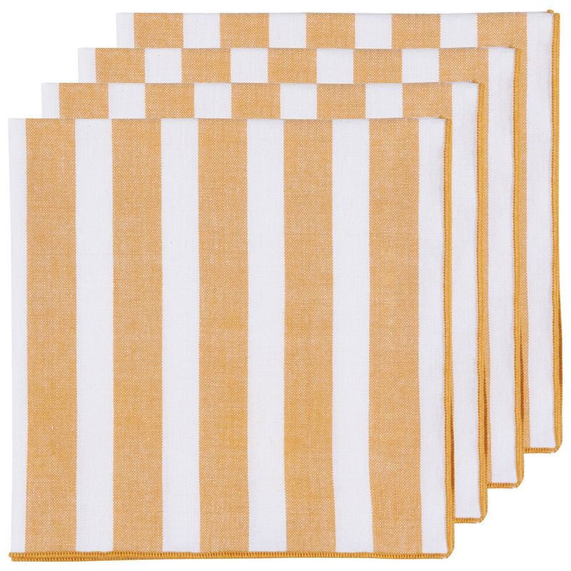 Caban Stripe Ochre Napkin S/4