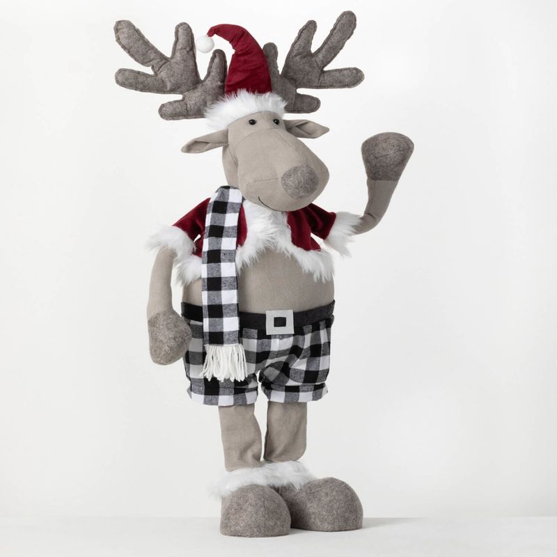 Standing Plaid Moose