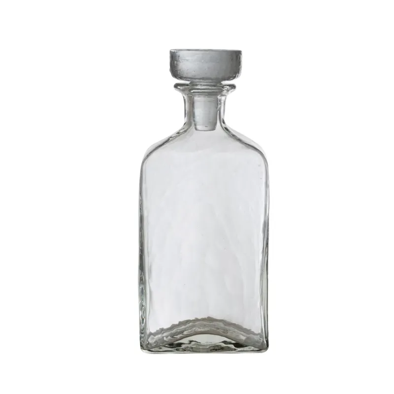 Hammered Glass Decanter - 16 oz