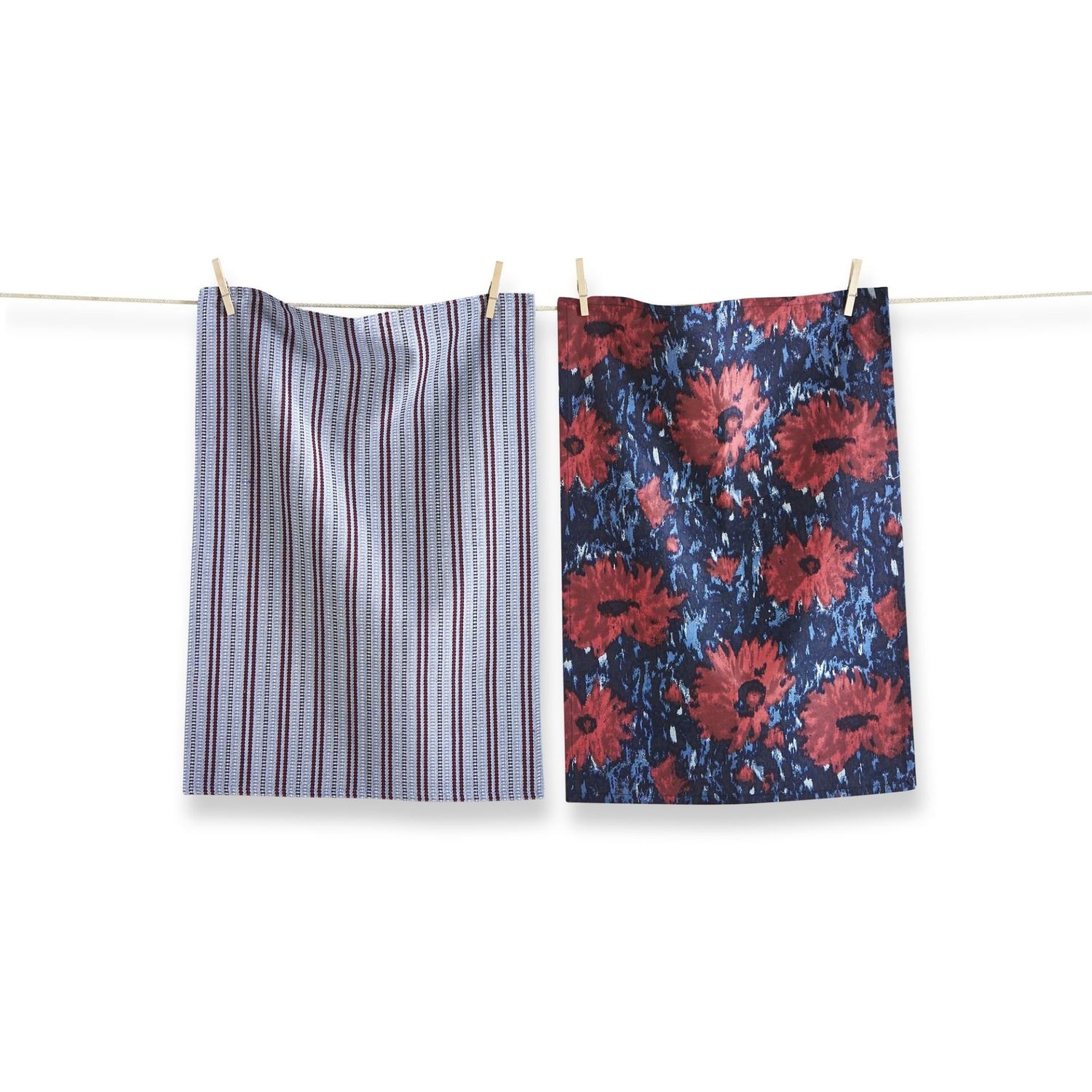 Dishtowel - Weekend Dahlia S/2