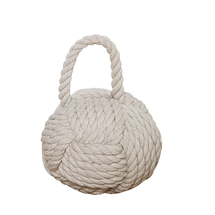 Rope Doorstop - White
