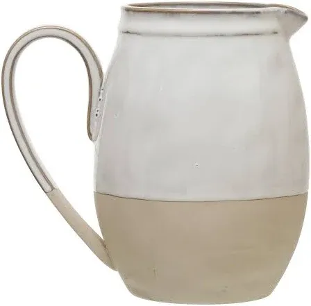Reactive Glaze Stoneware Pitcher - 48 oz