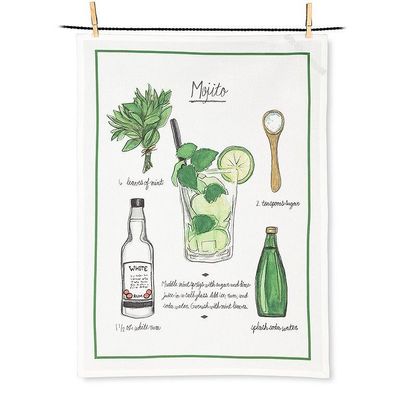 Tea Towel - Mojito Recipe