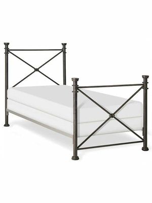 43312 Queen Iron Bed - Matte Black