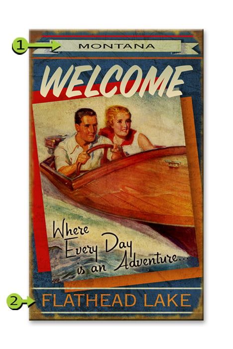 Sign, Where Every Day is An Adventure (Meiss)