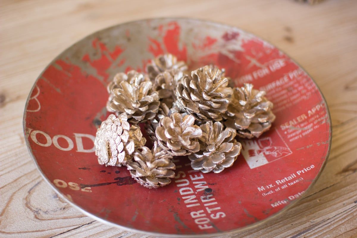 Champagne Pinecone Bag