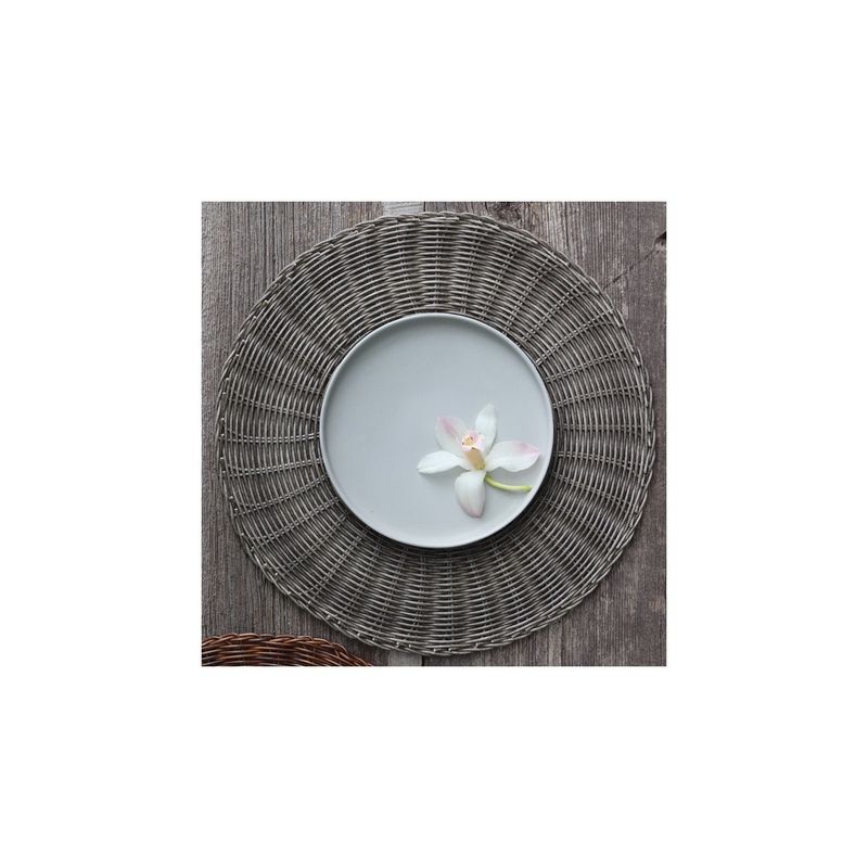 Huntington Round Placemat - Grey