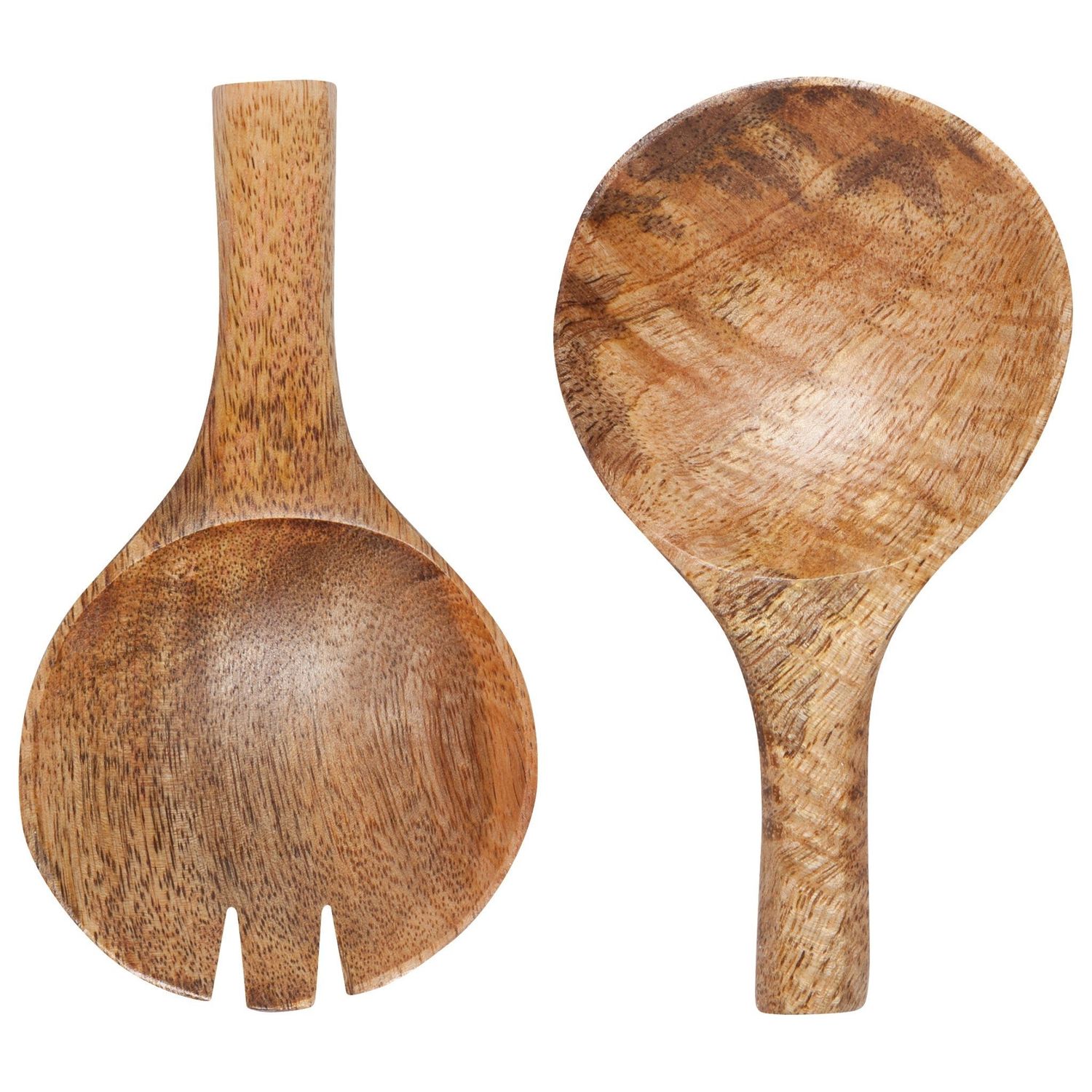 Nosh Mango Wood Salad Servers S/2