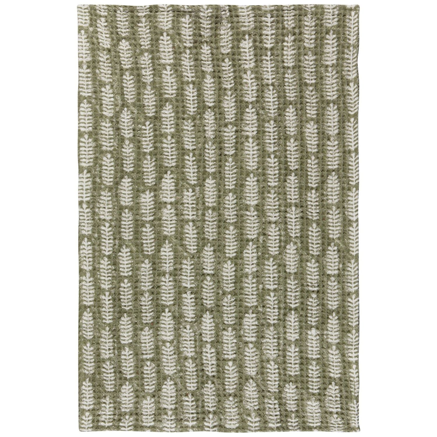Dishtowel - Fern Block Print