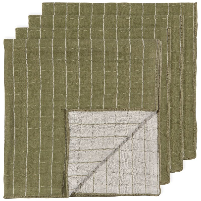 Olive Branch Weaved Napkin S/4