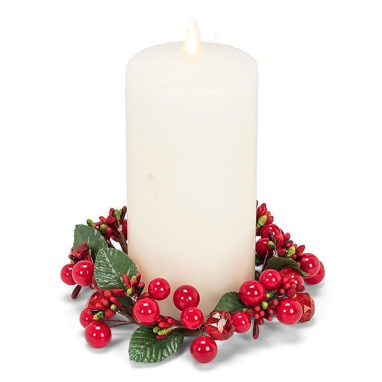 Berry &amp; Gem Candle Ring