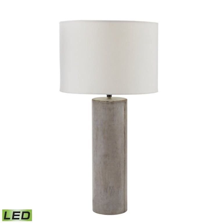 Cubix Table Lamp - Polished Concrete