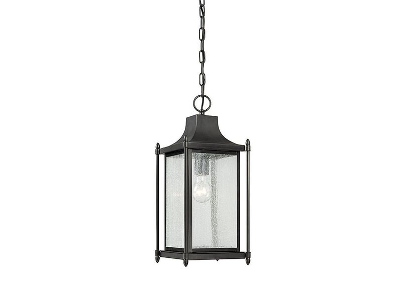 Dunnmore 1 LT Outdoor Hanging Lantern - Black
