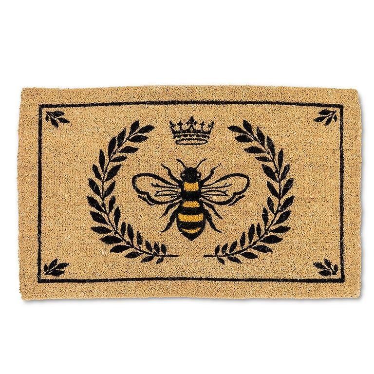 Bee in Crest  Estate Doormat - 30&quot; X 48&quot;