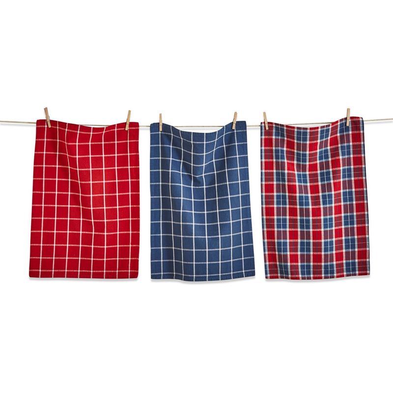 Dishtowel - American Rustic Plaid S/3