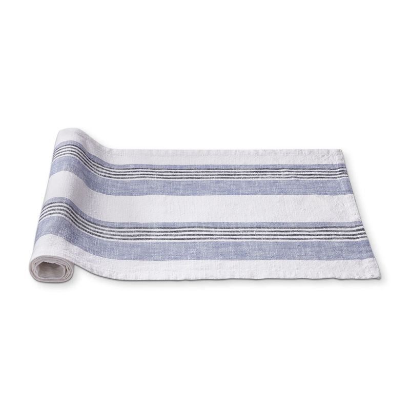 Water Woven Stripe Runner - Blue