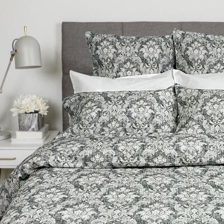 Vintage Damask Duvet Set - King
