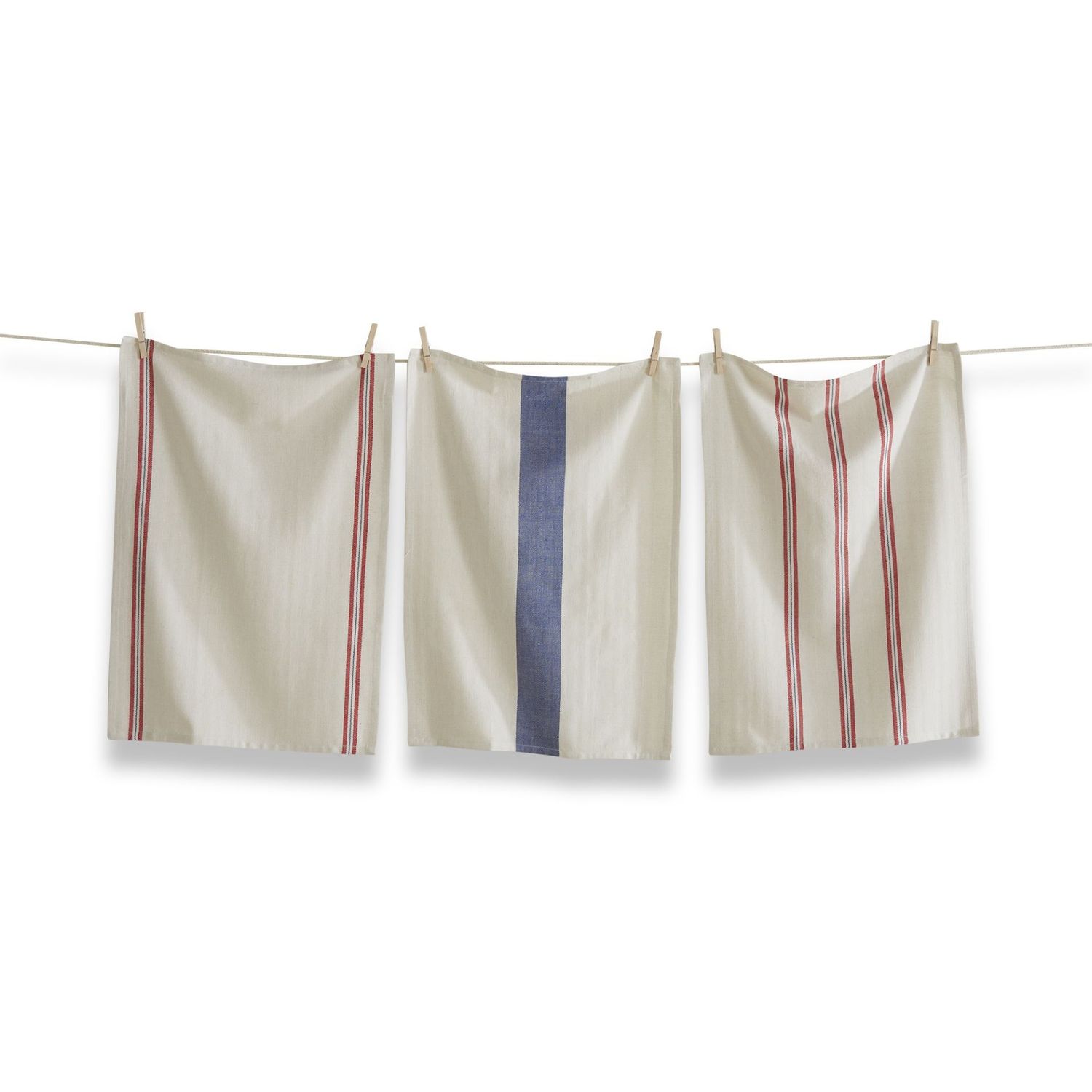 Dishtowel - Americana Stripe S/3