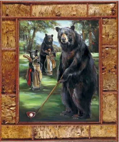 &#39;Sunday Driver&#39; Bear Print