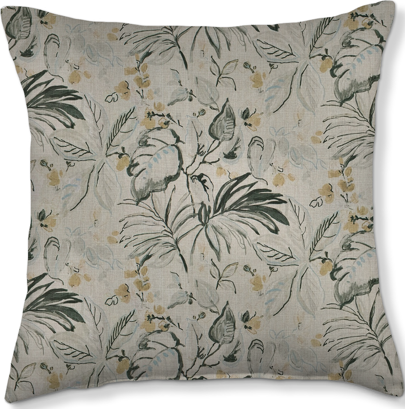Water Colour Foliage 20x20 Toss Pillow