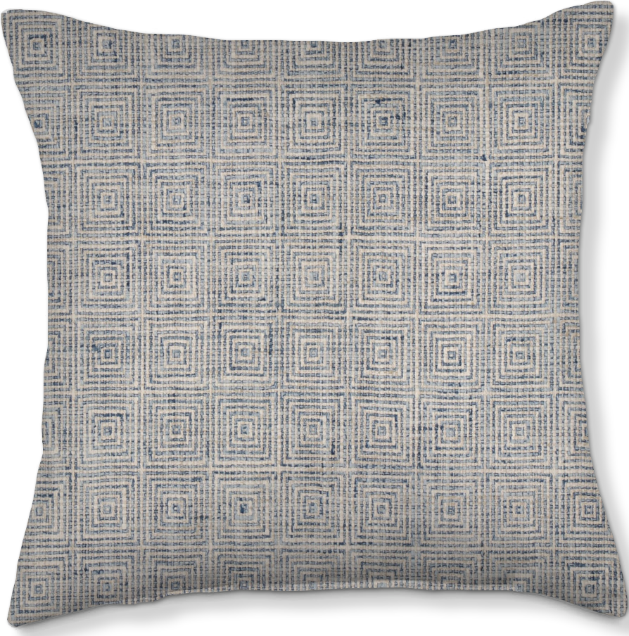 Fullfilled Indigo 20x20 Toss Pillow