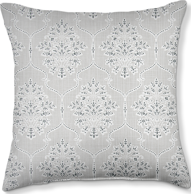 Dreamscape Grey 24x24 Toss Pillow