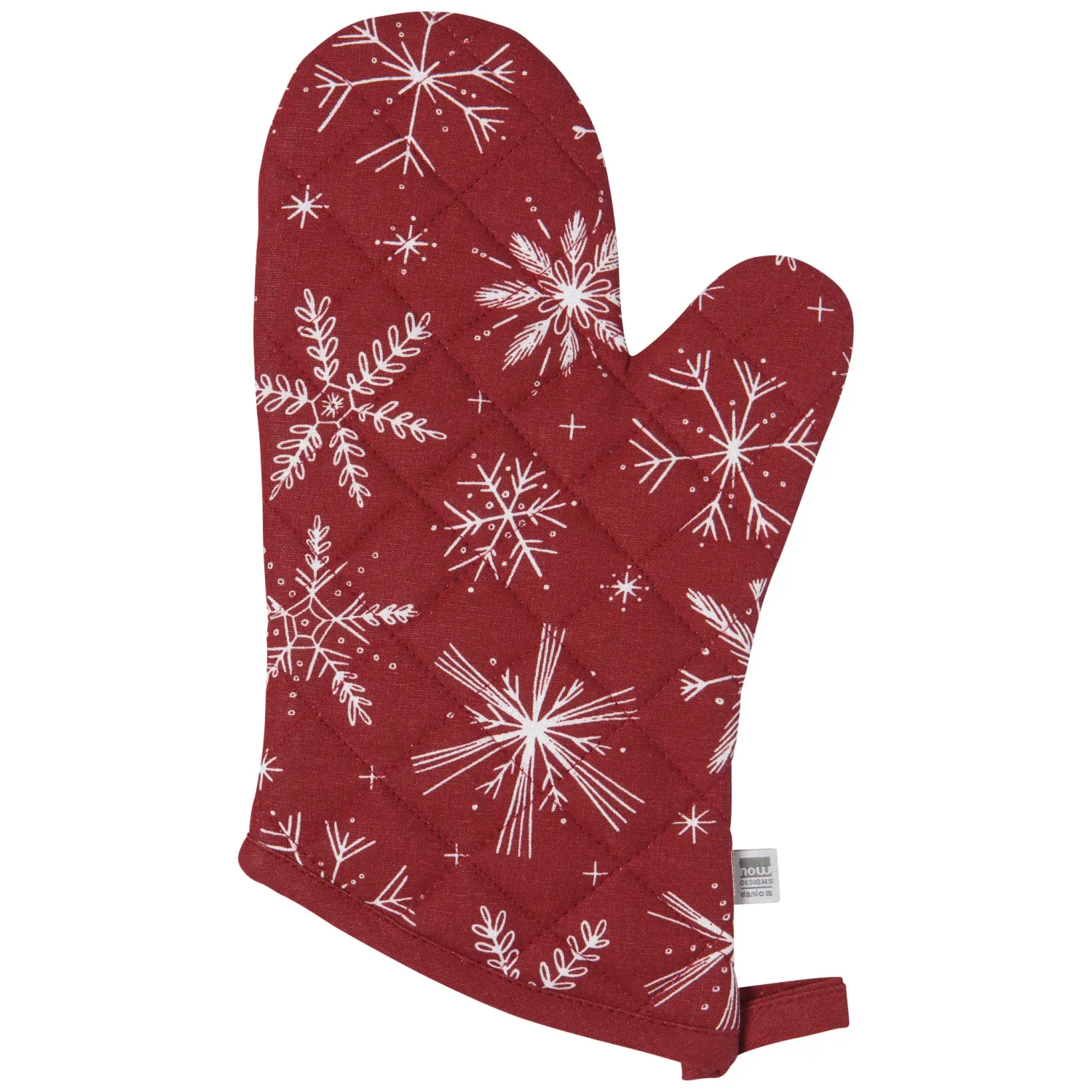 Snowflakes Oven Mitt Set