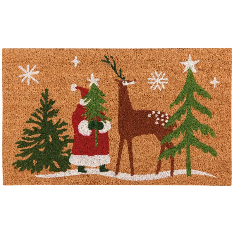 Santa&#39;s Reindeer Doormat