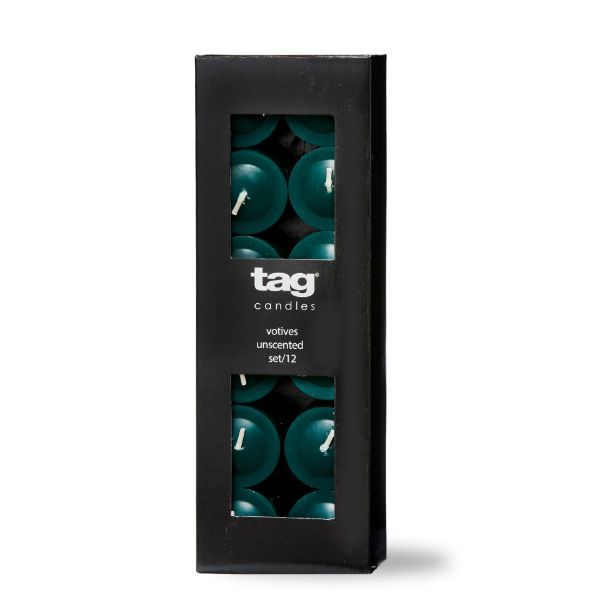 Color Studio Votive Candle  - Dark Green