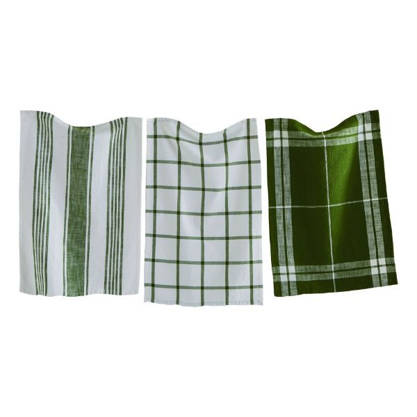 Classic Dishtowel S/3 - Foliage