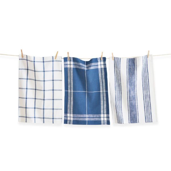 Classic Dishtowel S/3 - Blue