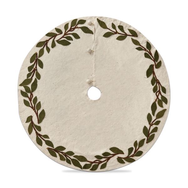 Balsam Garland Bells Tree Skirt