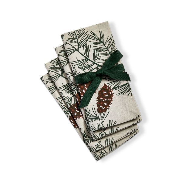 Wilde Pinecone Napkin S/4