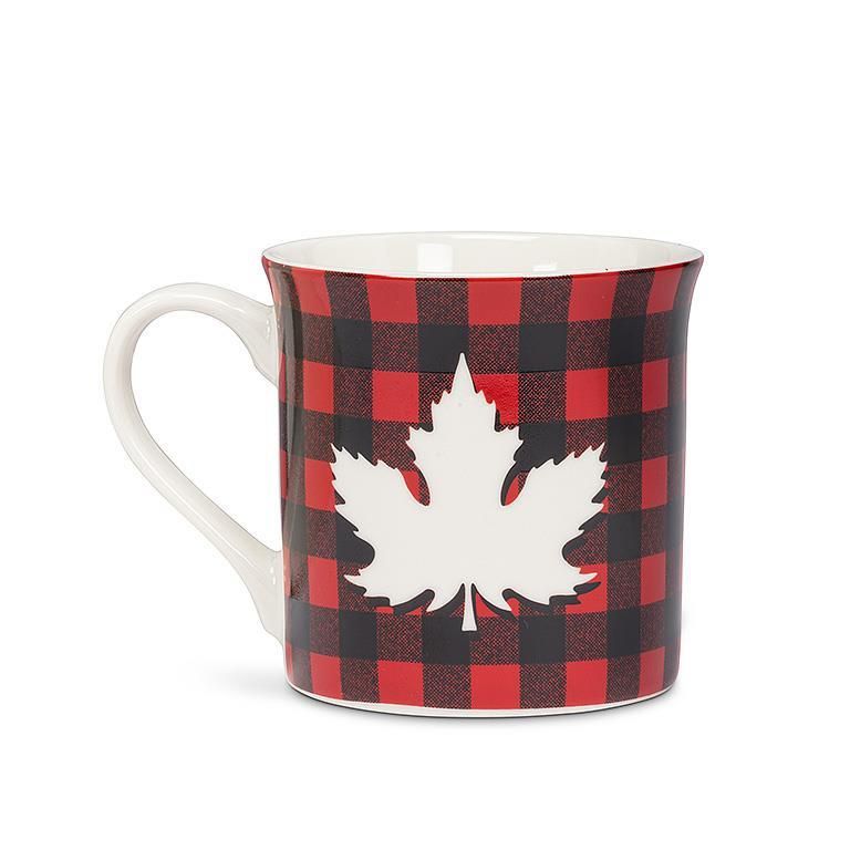 Buffalo Check Leaf Mug